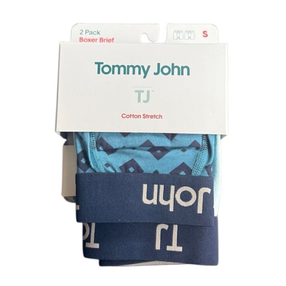 Tommy John Boxer Briefs 4" Cotton Stretch Small NWT